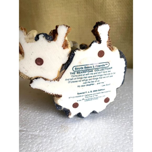 Boyd’s Bears Fine Cup of Tea mother and daughter figurine 2000 - Picture 7 of 7